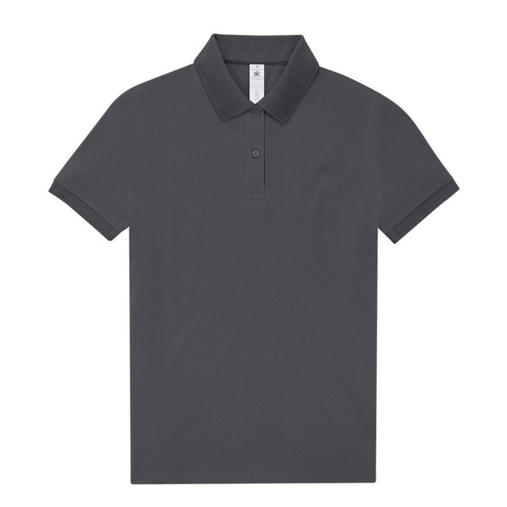 B&C Womens/Ladies My Polo Shirt / Dark Grey